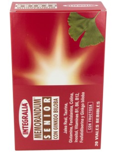 Integralia Memorandum Senior Ginkgo Biloba 20 Viales