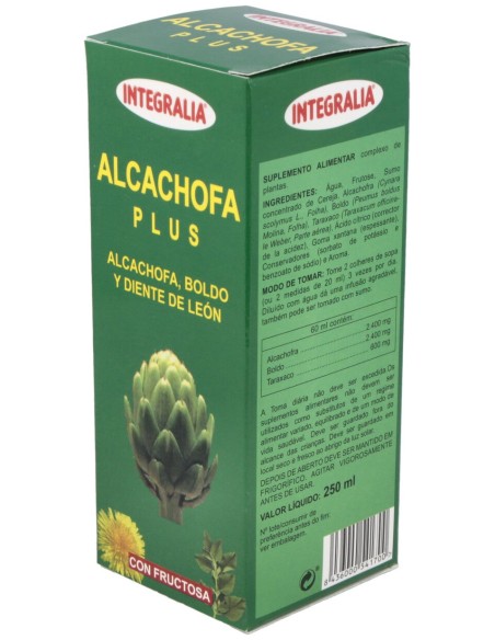 Integralia Alcachofa Plus Jarabe S/A 250Ml