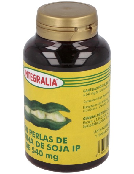 Integralia Lecitina Soja Ip 540Mg 200 Perlas
