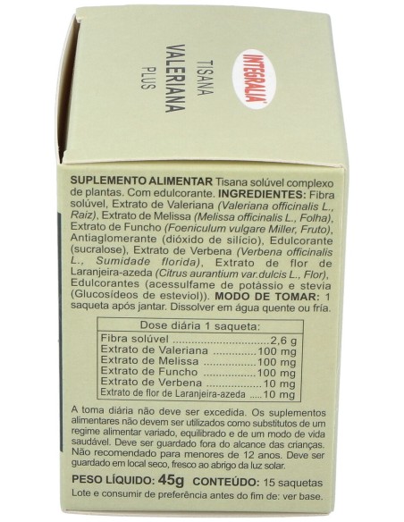 Valeriana Plus Soluble 15Sbrs.