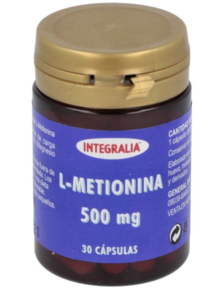 Integralia L-Metionina 500Mg 30Caps