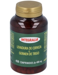 Integralia Levadura De Cerveza+Germen De Trigo 450Comp.