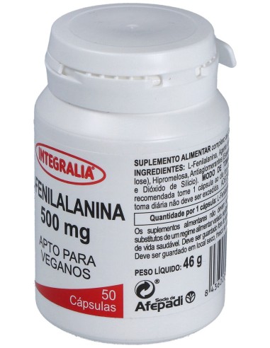 Integralia L-Fenilalanina 500Mg 50Caps
