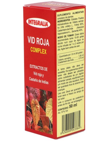 Integralia Vid Roja Complex Extracto 50Ml