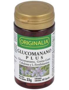 Glucomanano Plus (Saciante Originalia) 60Cap.