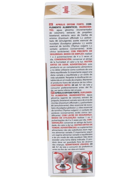 Aprolis Erysim Forte Spray Bucal 20Ml.