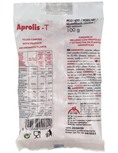 Caramelos Aprolis Tos 100Gr.