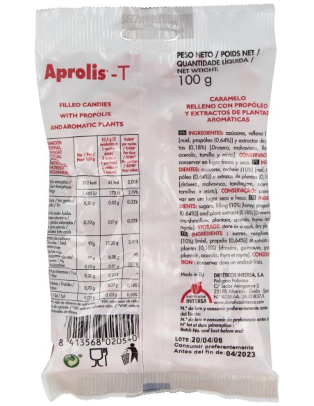 Caramelos Aprolis Tos 100Gr.