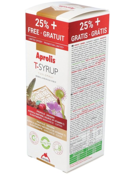 Aprolis Tos Jarabe 180 Cc 25% Gratis Intersa