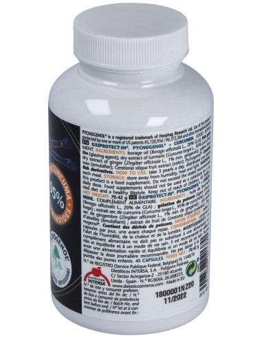 Oxiprotect-In (Pycnogenol Y Curcumina) 45Perlas