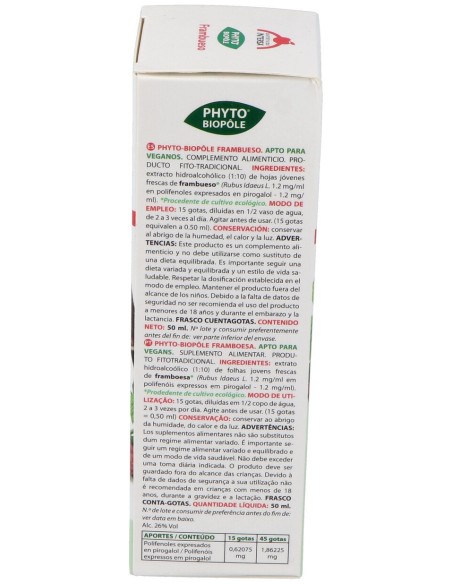 Phyto-Bipole Bio Frambuesa 50Ml.