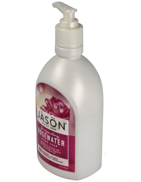 Satin Soap Jabon De Manos Agua De Rosas 473Ml.
