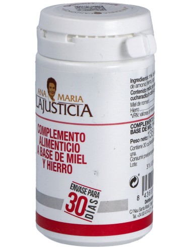 Hierro Con Miel 135 Gr Ana M Lajusticia