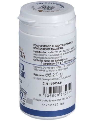 Magnesio Carbonato 75Com Ana M La Justic