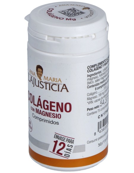 Colageno Magnesio 75 Comp Ana M Lajustic