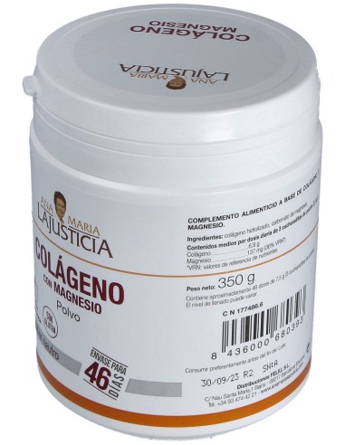 Colageno Magnesio 350 Gr Ana M Lajustici