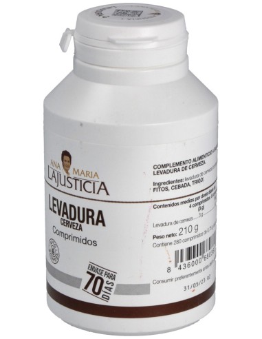 Lajusticia Levadura De Cerveza 280Comp