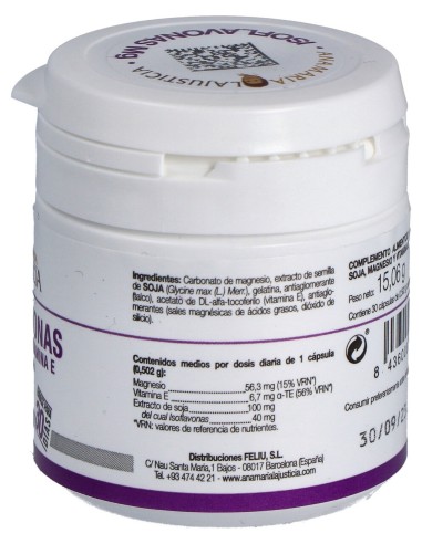 Lajusticia Isoflavonas Con Magnesio Y Vitamina...