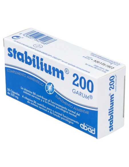 Stabilium 200 Mg 30 Caps