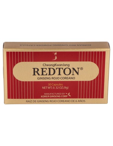 Redton Ginseng Rojo Coreano 30Cap