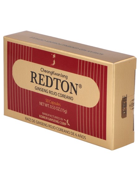 Ginseng Rojo Coreano Redton 50 Capsulas