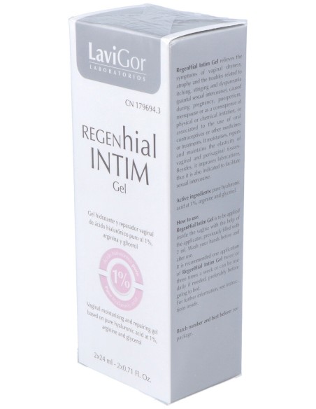 Regenhial Intima Gel 24 Ml 2 Envases