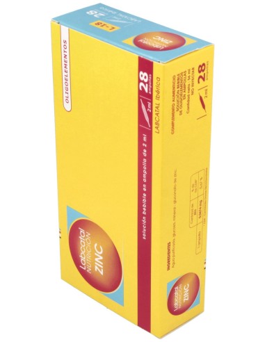 Labcatal 18 Zinc 28 Ampollas 2Ml