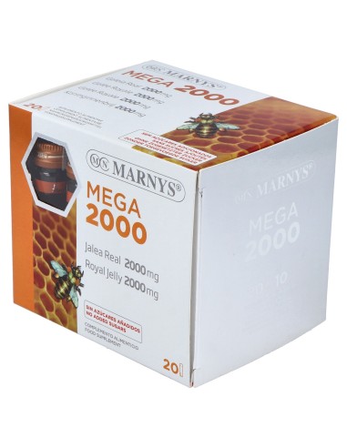 Marnys Jalea Real Mega 2000 20 Ampollas