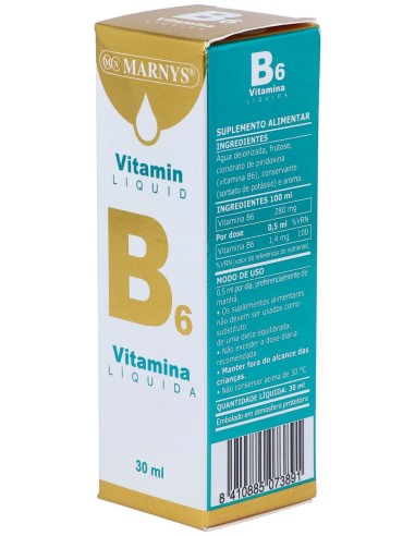 Marnys Vitamina B6 Líquida 30Ml