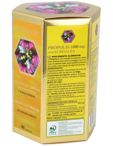 Propoleo 1000Mg.Con Echinacea 90Perlas