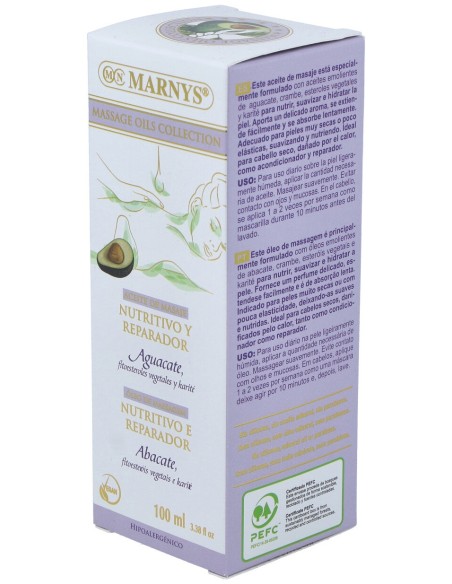 Aceite De Aguacate Masaje 100Ml.