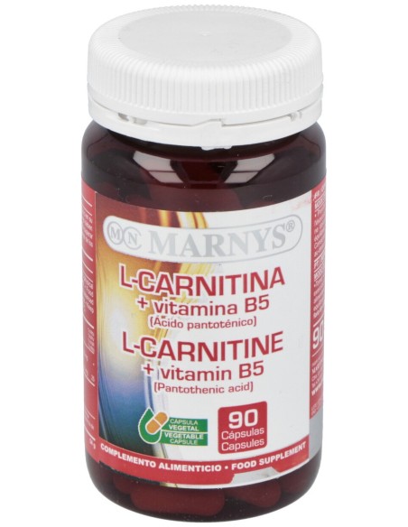 Marnys L-Carnitina + Vitamina B5 90Cáps
