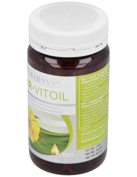 Aceite De Onagra (Mar-Vitoil) 500Mg. 150Perlas