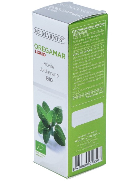 Marnys Aceite De Orégano Ecológico 30Ml