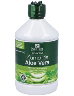 Aloe Pura Jugo Aloe Vera Fuerza Máxima 500Ml