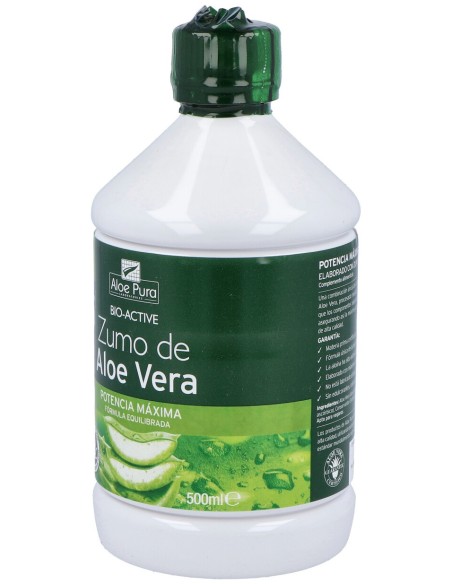 Aloe Pura Jugo Aloe Vera Fuerza Máxima 500Ml