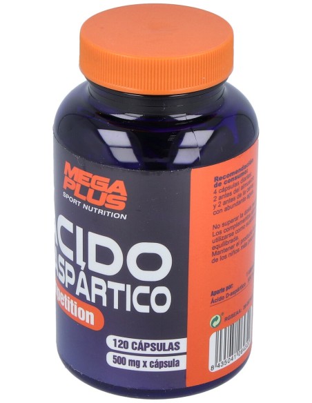 Megaplus Ácido D-Aspartico 120Comp