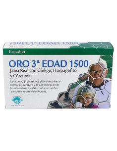 Espadiet Jalea Real Tercera Edad Oro 20Uds