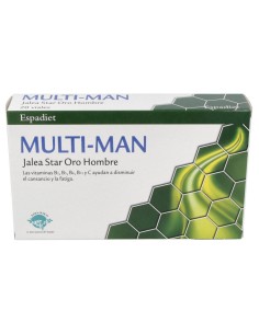 Espadiet Jalea Real Oro Hombre 20Uds