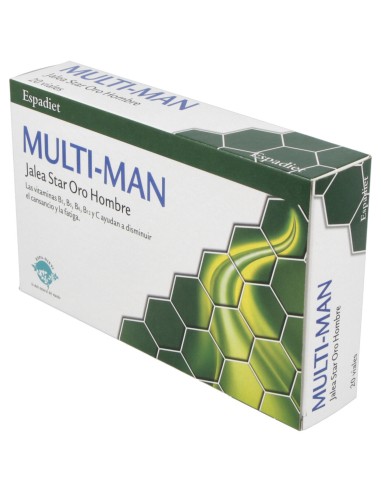 Espadiet Jalea Real Oro Hombre 20Uds