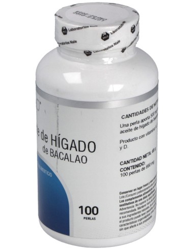 Aceite De Higado De Bacalao+Vit.A,Eyd 100Perlas