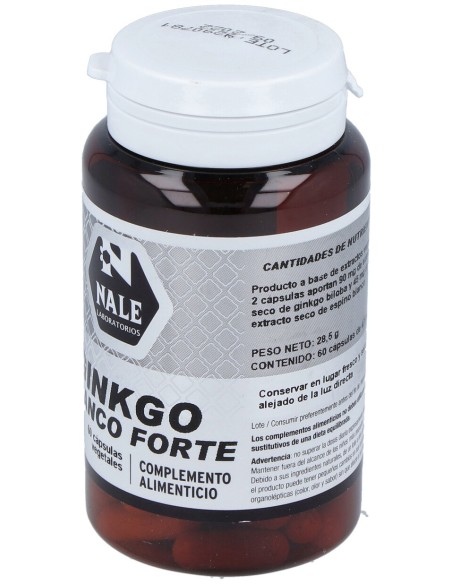 Nale Ginkgo Blanco Forte 475Mg 60Caps