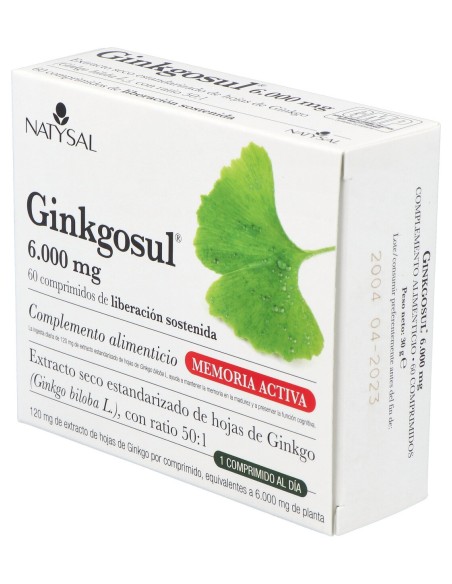 Ginkgosul (Trastornos Circulatorios) 60Comp.