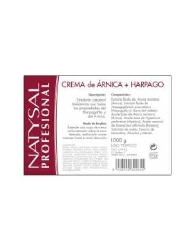 Arnica Y Harpagophytum Crema 1Kg.