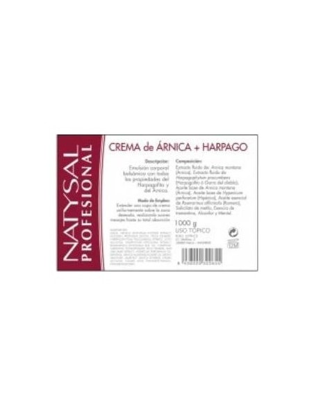 Arnica Y Harpagophytum Crema 1Kg.