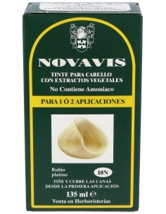 Tinte Novavis 10N Rubio Platino 120Ml.
