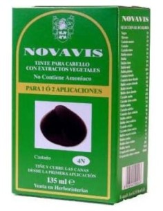 Tinte Novavis 4R Castaño Cobrizo 120Ml.