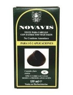 Tinte Novavis 5C Castaño Claro Ceniza 120Ml.