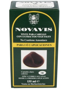 Tinte Novavis 5R Castaño Claro Cobrizo 120Ml.