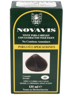 Tinte Novavis 4D Castaño Dorado 120Ml.